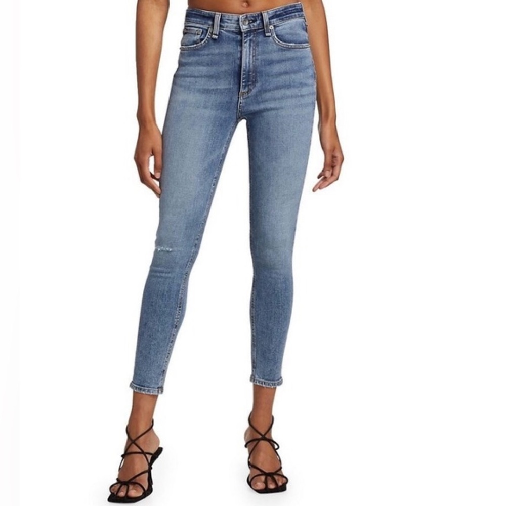 Rag & Bone Nina High-Rise Ankle Skinny in Norwalk - Size 25 - Picture 1 of 8